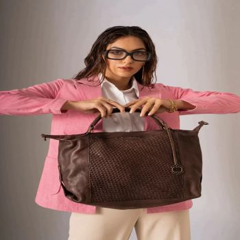 Strasbourg Large Bowler Bag (Brown)